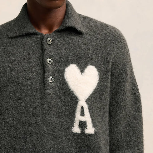 Ami Paris Ami de Coeur polo sweater